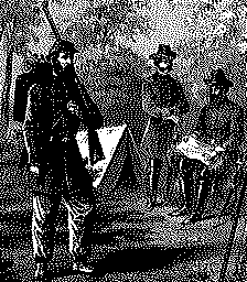 Guarding a Civil War Camp