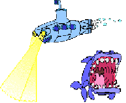 Sub and Angry Fish